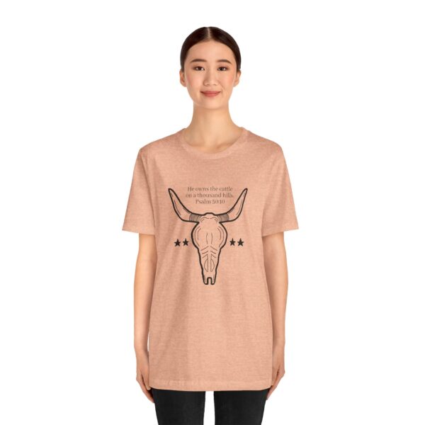 Psalm 50:10 Unisex Jersey Short Sleeve Tee - Image 23