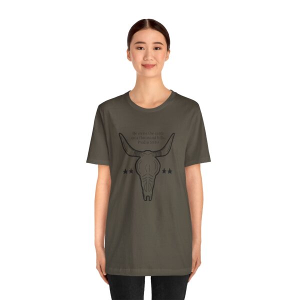 Psalm 50:10 Unisex Jersey Short Sleeve Tee - Image 31