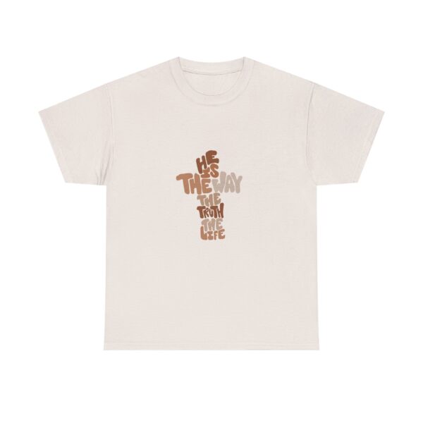 He is the Way Unisex Heavy Cotton Tee - Image 16