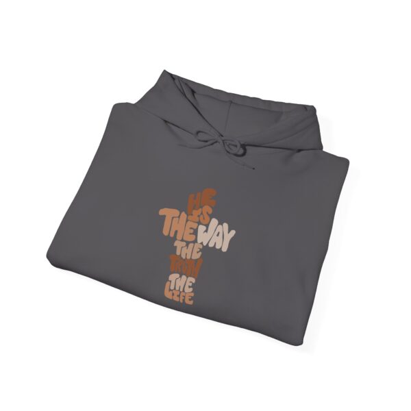 He is the Way Unisex Heavy Blend™ Hooded Sweatshirt - Image 16