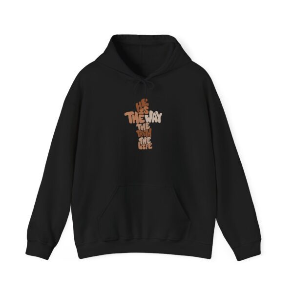 He is the Way Unisex Heavy Blend™ Hooded Sweatshirt - Image 5