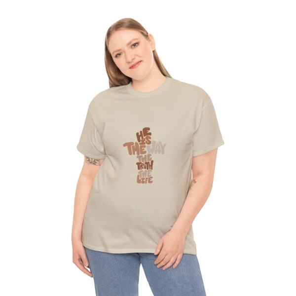 He is the Way Unisex Heavy Cotton Tee - Image 14