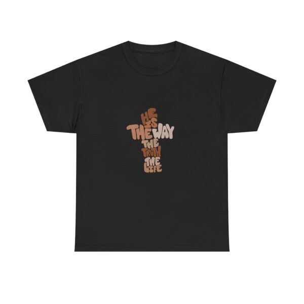 He is the Way Unisex Heavy Cotton Tee - Image 6