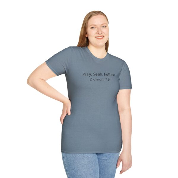 Pray Seek Follow Unisex Christian Tee - Image 47