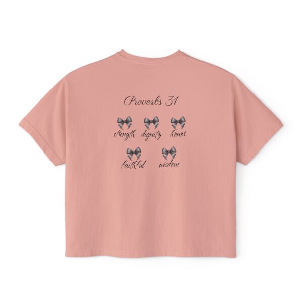 Proverbs 31 Women's Boxy Tee - Image 4