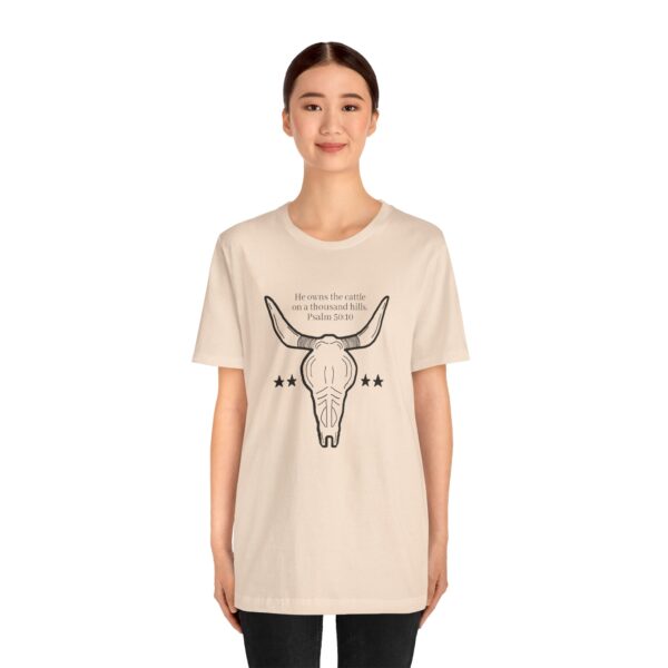 Psalm 50:10 Unisex Jersey Short Sleeve Tee - Image 15