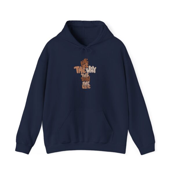 He is the Way Unisex Heavy Blend™ Hooded Sweatshirt - Image 17