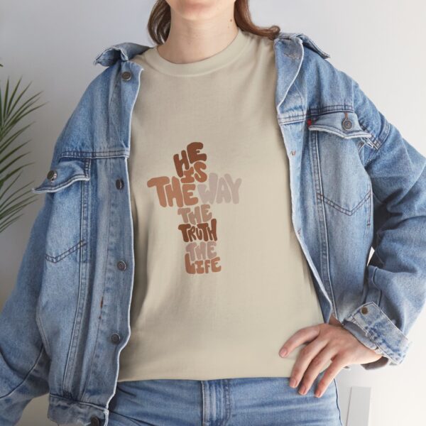 He is the Way Unisex Heavy Cotton Tee - Image 15