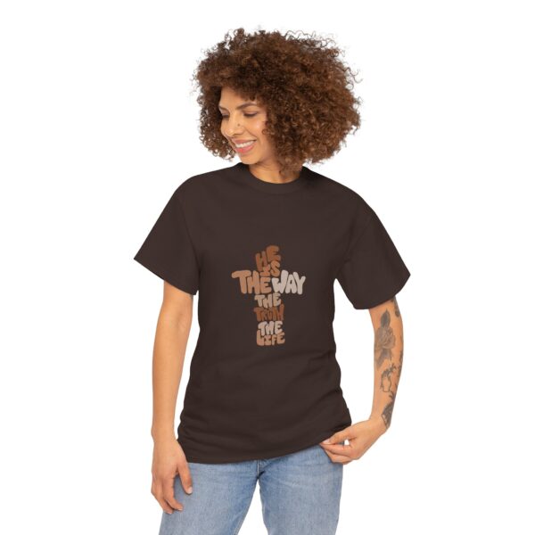 He is the Way Unisex Heavy Cotton Tee - Image 28