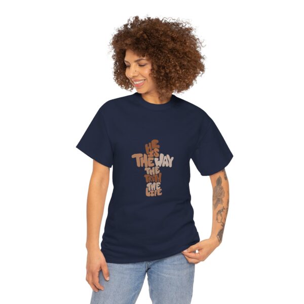 He is the Way Unisex Heavy Cotton Tee - Image 38