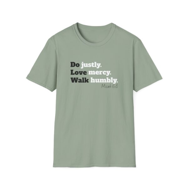 Micah 6:8 Unisex T-Shirt - Image 7