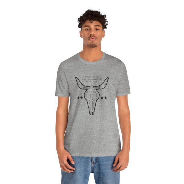 Psalm 50:10 Unisex Jersey Short Sleeve Tee - Image 36