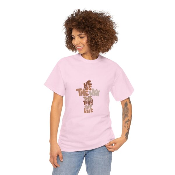 He is the Way Unisex Heavy Cotton Tee - Image 43