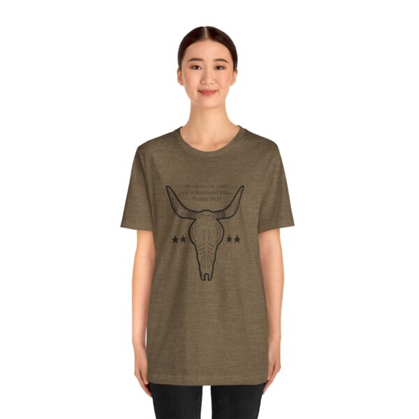 Psalm 50:10 Unisex Jersey Short Sleeve Tee - Image 27