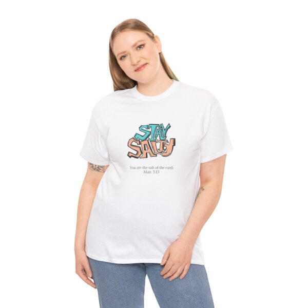 Stay Salty Unisex Heavy Cotton Tee - Image 4