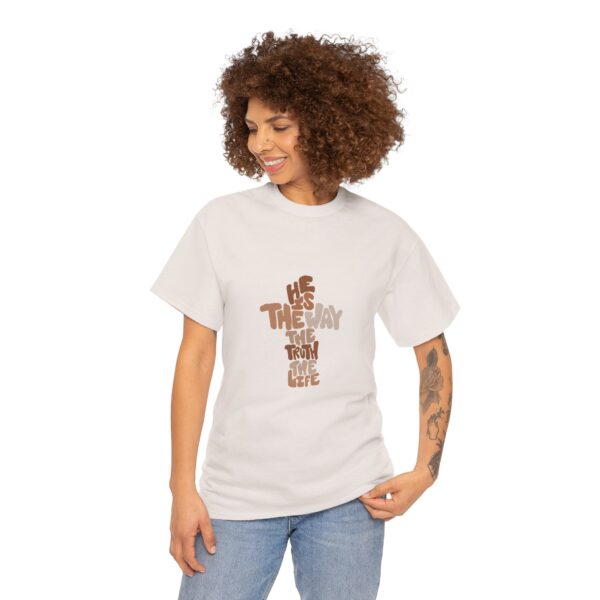 He is the Way Unisex Heavy Cotton Tee - Image 18