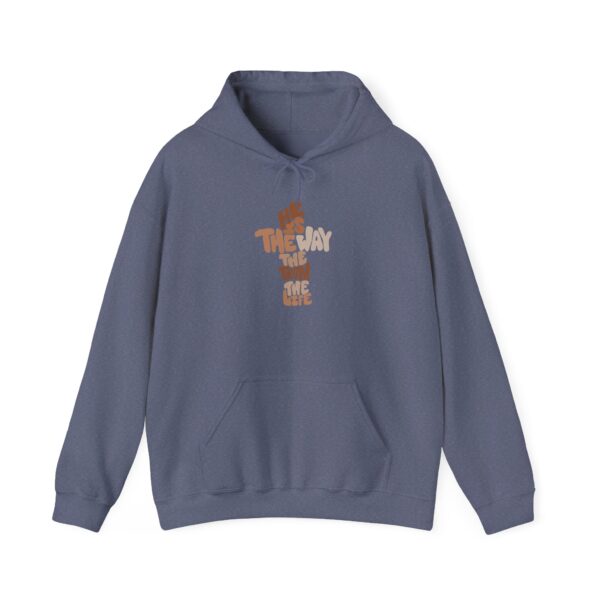He is the Way Unisex Heavy Blend™ Hooded Sweatshirt - Image 21
