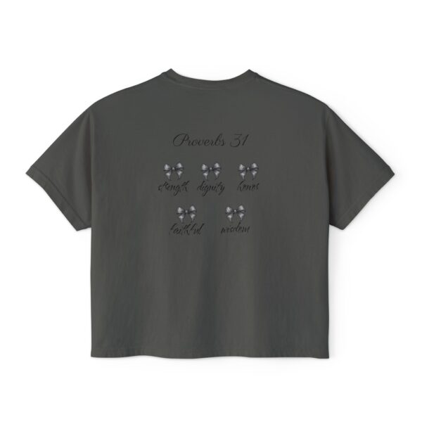 Proverbs 31 Women's Boxy Tee - Image 8