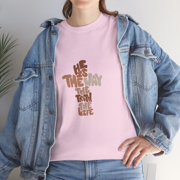 He is the Way Unisex Heavy Cotton Tee - Image 45
