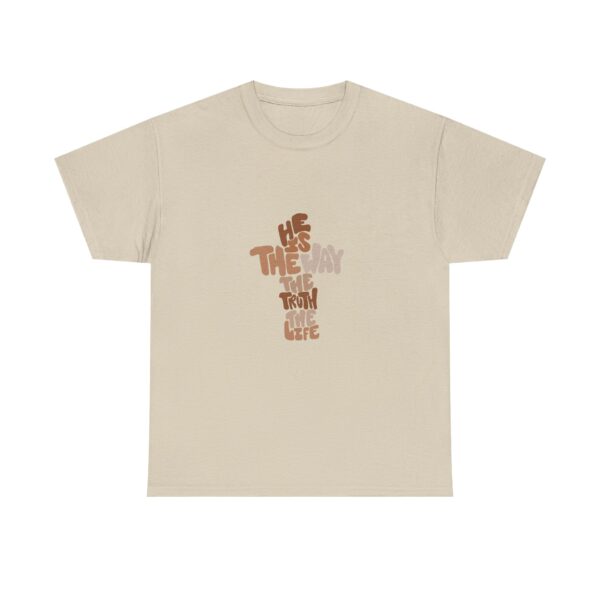 He is the Way Unisex Heavy Cotton Tee - Image 11