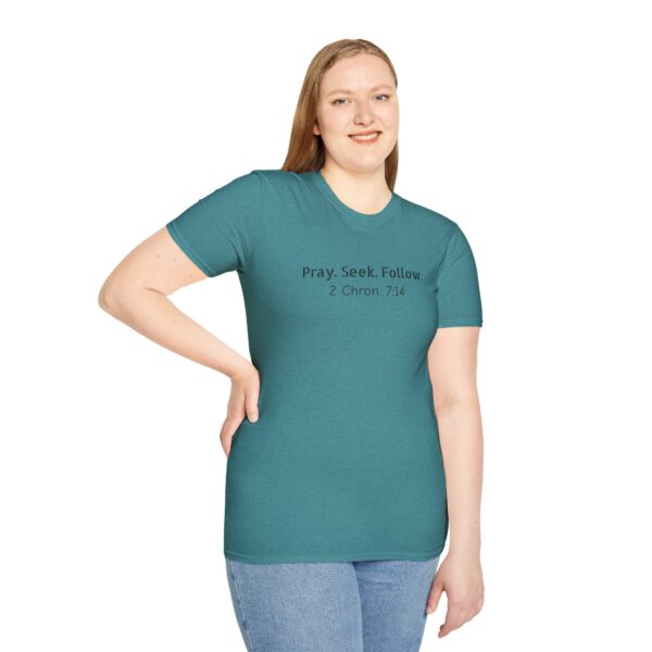 Pray Seek Follow Unisex Christian Tee - Image 41