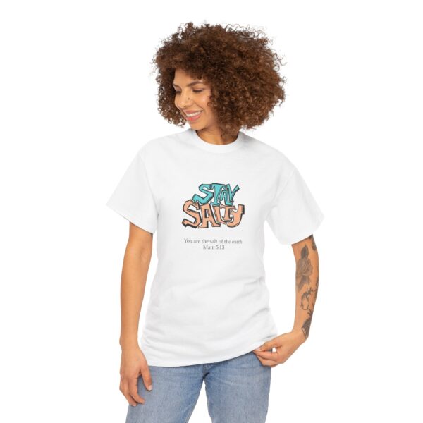 Stay Salty Unisex Heavy Cotton Tee - Image 3