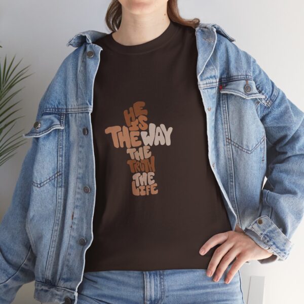 He is the Way Unisex Heavy Cotton Tee - Image 30