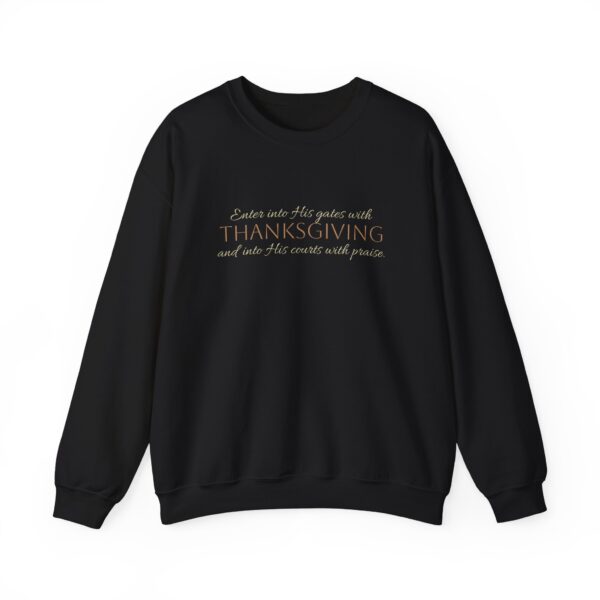 Thanksgiving Pumpkin Unisex Sweatshirt - Image 4