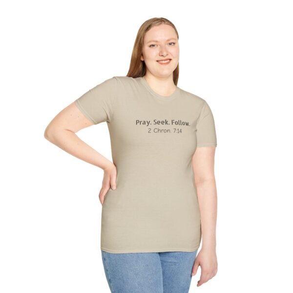Pray Seek Follow Unisex Christian Tee - Image 17