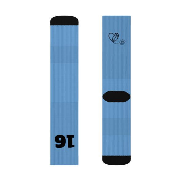 Light Blue High Socks - Image 4