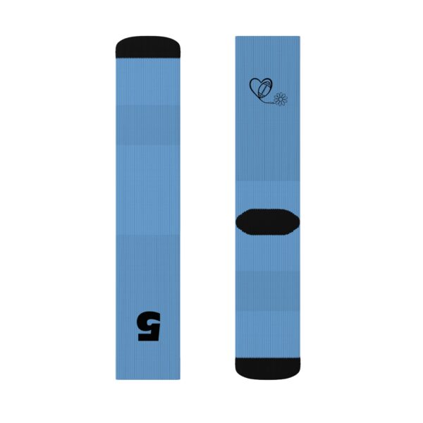 Light Blue High Socks - Image 3