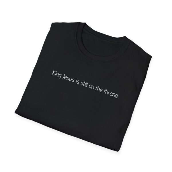 King Jesus 2 Unisex Softstyle T-Shirt - Image 4
