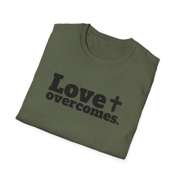 Love Overcomes Unisex T-Shirt - Image 12